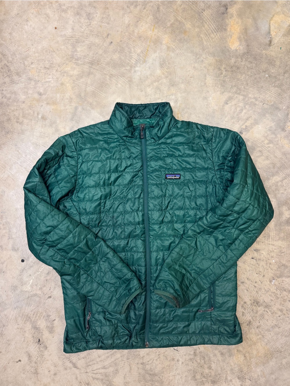 Patagonia Women's Quilted Puffer Jacket - Forest Green